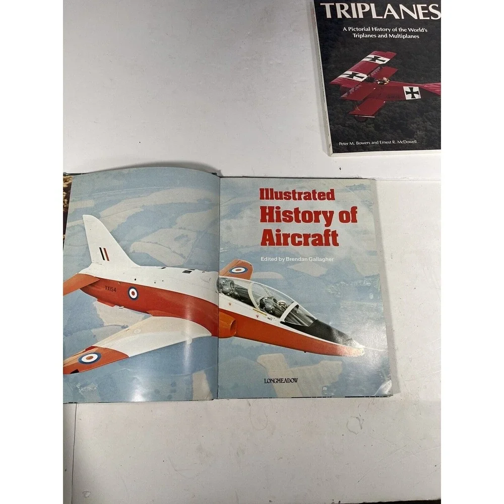 Lot 3 Aviation Books National Air & Space Museum + Triplanes + History Aircraft